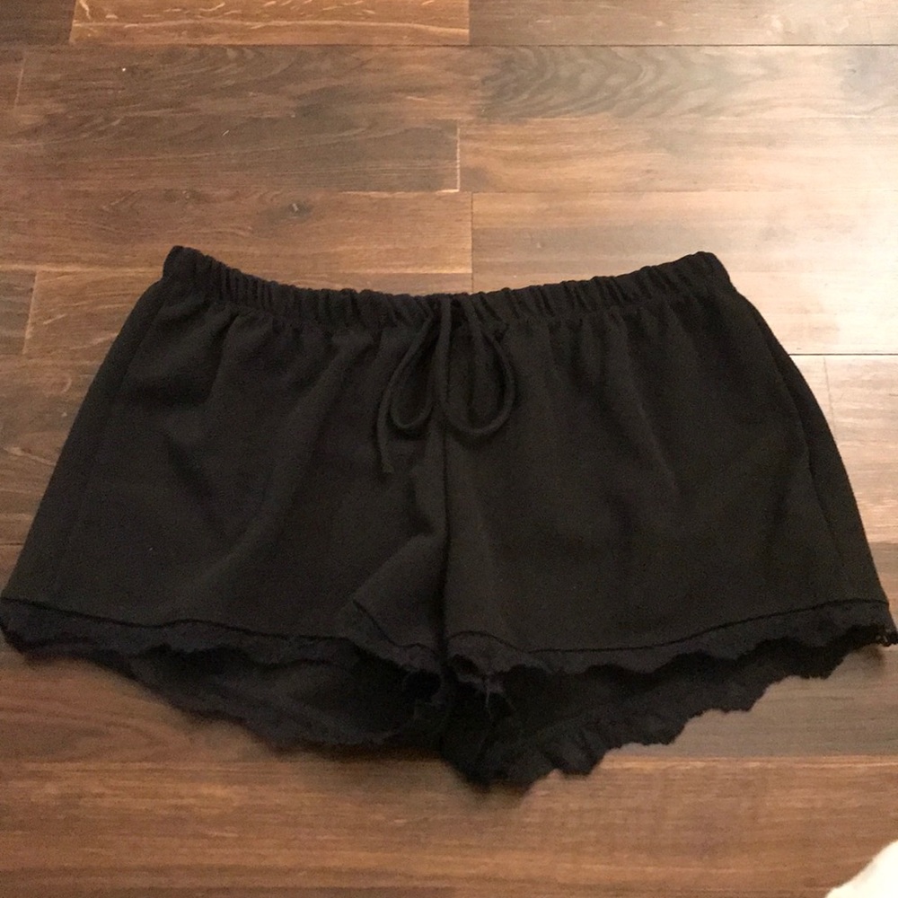 Black Lace Shorts